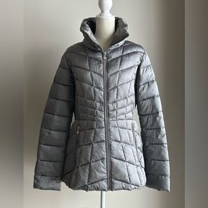 Bernado Women’s Puffer Jacket Pewter Gray Size Large